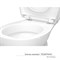 Унитаз-компакт "Позитано" ЖС Инкоэр (ниж.подв.,гор. выпуск,сид.дюропласт 2кн. хром, арм.) КЕРАМИН 558163