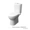 Унитаз-компакт "Альбано" R МЛ безободковый (ниж.подв.,гор.выпуск,сид.дюро.м/лифт, 2кн.арм.) КЕРАМИН 558153