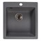 Мойка ML-GMS118 СТАНДАРТ прямоугольная, темно-серый (309), 492*417*190мм 558107