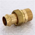 Муфта пресс-Н 22x1' с разъемным соединением бронза Sanpress SC-Contur 885228