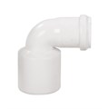 Отвод 32/50 х 87' редукционный белый, HTBR 875547