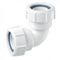 Отвод на 90° компрессионный Ду=50ммхДу=50мм; цвет-белый 877035
