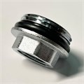 Переходник НВ 1" х 1/2" с прокладкой O-RING, хромированный 873136