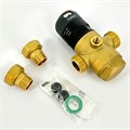 Редуктор давления 3/4" 1.5-7 бар PN25 D1 Eco латунь, для г/в, латунная колба, с разъем. соед 861122