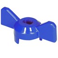 Рукоятка бабочка синяя для DN 15, 20 874717