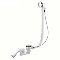 Сифон для ванн/поддонов с выпуском и переливом (L700ммxD34мм нажимное управление, D70мм нержавейка с 857978