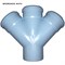 Крестовина ПП D 110/110/110*45° SINIKON Rain Flow 858379
