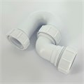 Сифон трубный Р-образный (1 1/4"х32мм) без выпуска; высота 120мм; выход компрессионный Ду=32мм 864865