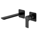 Смеситель для раковины Remer Energy настенный, СМ, чёрный матовый 867658