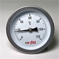 Термометр погружной аксиальный 120 C, диаметр 63 мм, гильза 50 мм, 1/2"H 884876