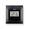 Термостат ENGO E55 комнатный встраиваемый в рамку, программ. с дисплеем, WiFi, черный 866814