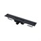 Лоток душевой Alcaplast APZ1BLACK 850 мм с порогами для решетки (без решетки), черный матовый 865442