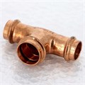 Тройник пресс 22x28x22 медь Profipress SC-Contur 857263
