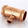 Тройник пресс 35x15x35 медь Profipress SC-Contur 858358