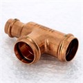 Тройник пресс 35х35х22 медь Profipress SC-Contur 883052