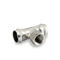 Тройник пресс-В 35 х 1" х 35, нержавеющая сталь 881909