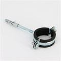Хомут 1 1/4" (40-45 мм) с резиновым уплотнителем, шпилькой и дюбелем 880211