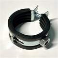 Хомут одновинтовой 1 1/4" (40-43 мм) с резиновым уплотнителем 883378
