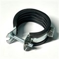 Хомут одновинтовой 1" (32-35 мм) с резиновым уплотнителем 870662