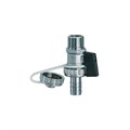 Хромированный сливной кран 1/2" 873661
