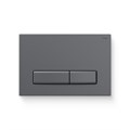 Кнопка смыва РЕХАУ NOVA LONG 001 пластик, графитовый, матовый 918238