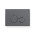 Кнопка смыва РЕХАУ NOVA ORB 001 пластик, графитовый, матовый 918253
