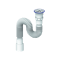 Гофросифон 1 1/2"*40*50 D220 (800 мм) UNICORN 533316