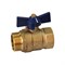 Кран шаровой 1'' вн/нар бабочка RM-L 519289