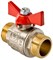 Кран шаровой 1'' нар/нар бабочка VALTEC VT.219 524214