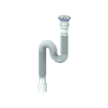 Гофросифон 1 1/2"*40*50 D230 (1200 мм) UNICORN 533317
