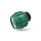Муфта переход. ПЭ с нар. труб. резьбой 20х1/2'' (обж.) POELSAN GREEN 503384