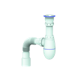 Сифон 1 1/2*40 В220 с гофрой 40*40*50 UNICORN 533262
