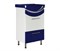 Тумба д/ванной "РАДУГА-52" синяя под раковину Альфана-52 (ОК) 522950