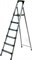 Стремянка 6 ступеней (высота до верхней ступени 121 см) 480005