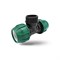 Тройник ПЭ с наруж. труб. резьбой 25х3/4''х25 (обж.) POELSAN GREEN 503353