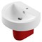Умывальник-тюльпан "Best-55 Red" с отв c полупьедесталом (Sanita Luxe) 522801