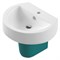 Умывальник-тюльпан "Best-55 Sea" с отв c полупьедесталом (Sanita Luxe) 522800