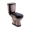 Унитаз-компакт "Комфорт" черный (косой, нижн, сид. полип., 2-кн.арм) (Rosa) 510789